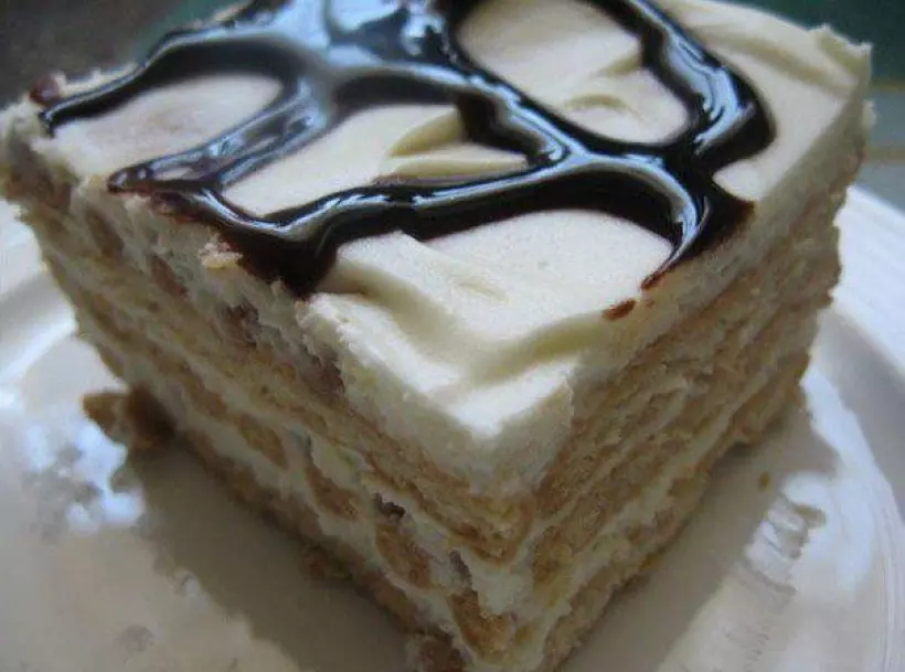 Готовим Десерты Торт с творожным кремом