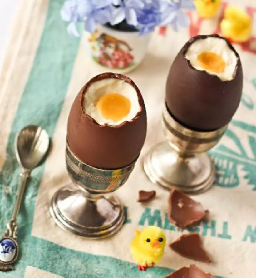 Готовим Десерты Шоколадное яйцо с начинкой