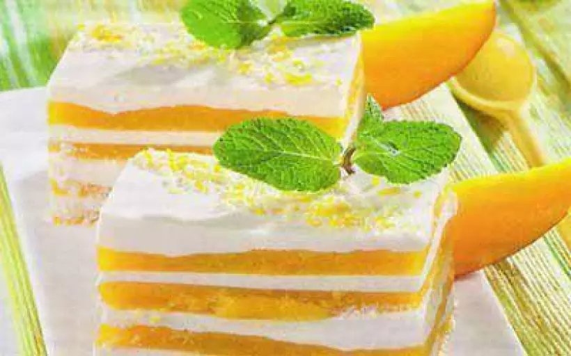 Готовим Десерты Творожный десерт с манго