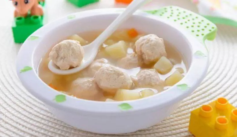 Готовим Супы Суп со свининой для ребенка