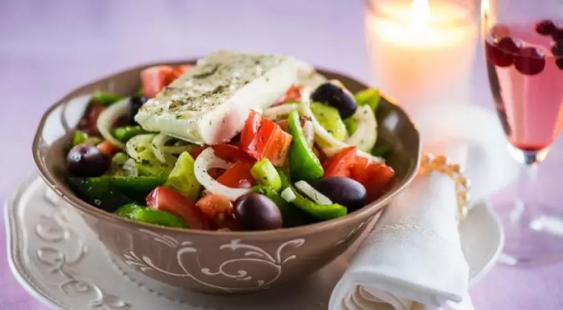 Готовим Салаты Греческий салат с фетаксой