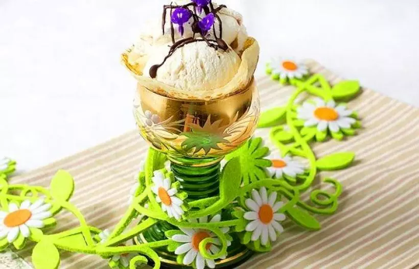 Готовим Десерты Мороженое с блинчиками