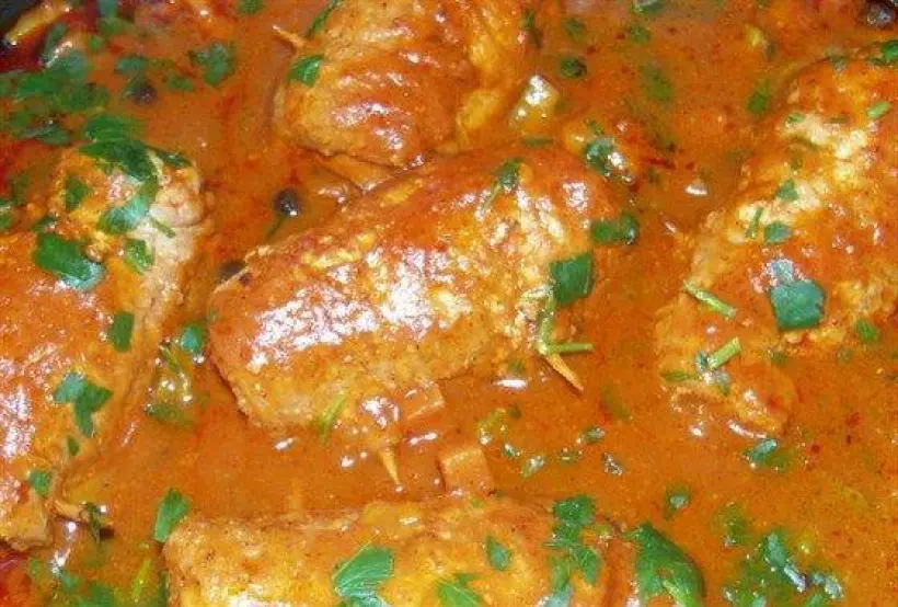Готовим Мясо Рулетики из свинины в томатном соусе