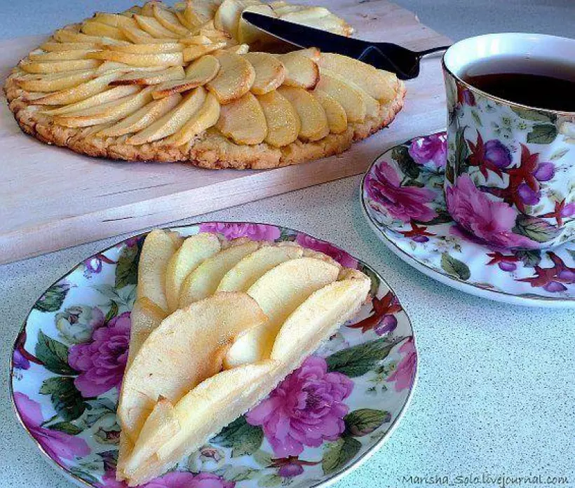 Готовим Выпечка Яблочный пирог «Маман Бланк»