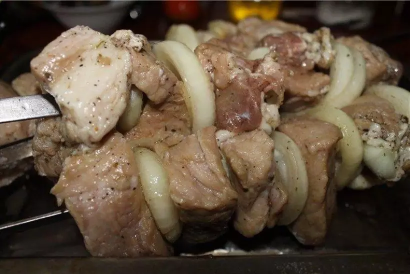 Готовим Мясо Шашлык из свинины, маринованный в водке с медом