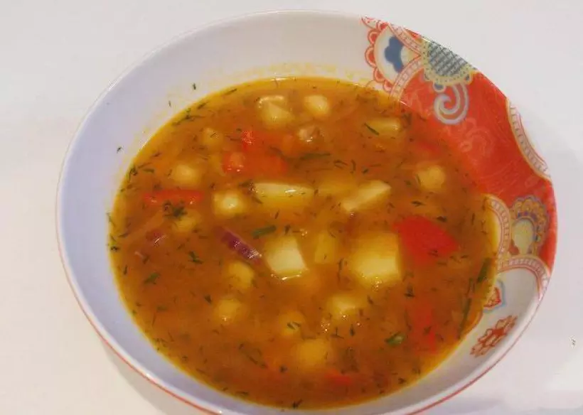 Готовим Супы Суп из нута вегетарианский