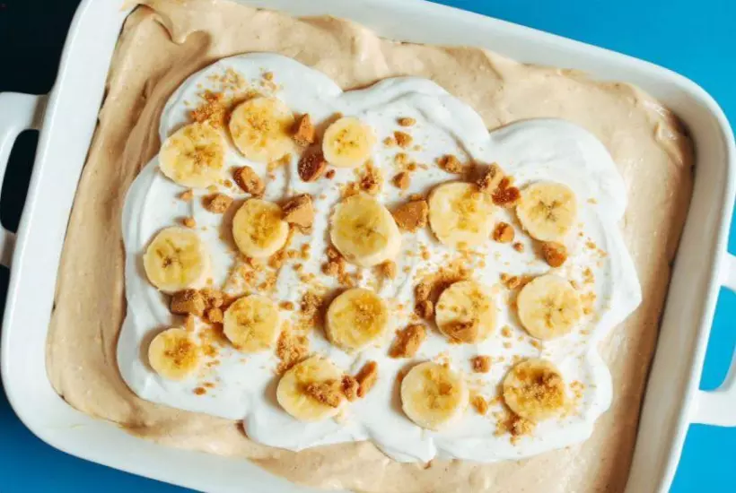 Готовим Десерты Веганский арахисовый пудинг с бананом