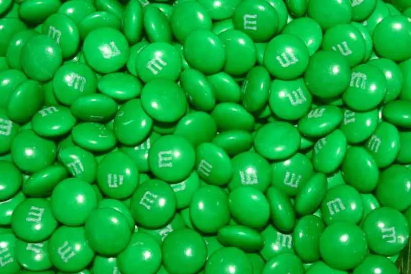 Драже M&Ms зеленого цвета – афродизиак