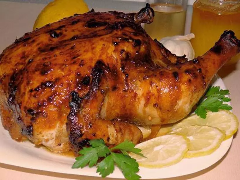 Готовим Мясо Курица с медом и соевым соусом