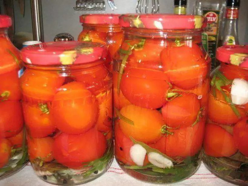 Готовим Консервация Маринованные сладко-острые помидоры