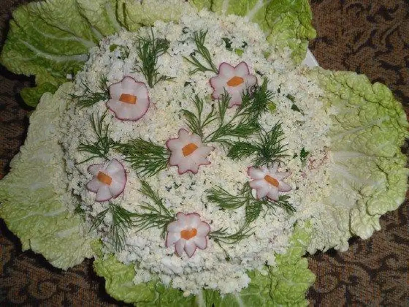 Готовим Салаты Слоеный весенний овощной салат