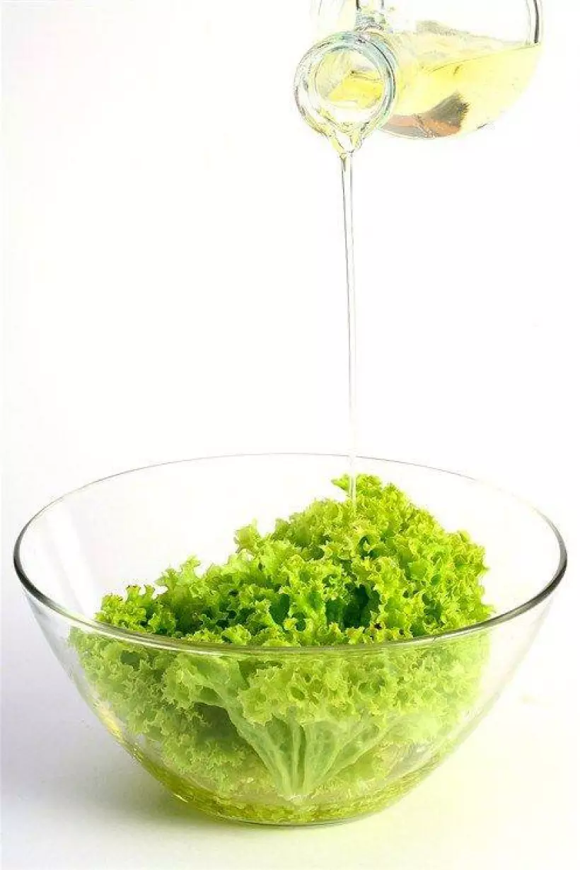 Готовим Салаты Зеленый салат с горчичной заправкой