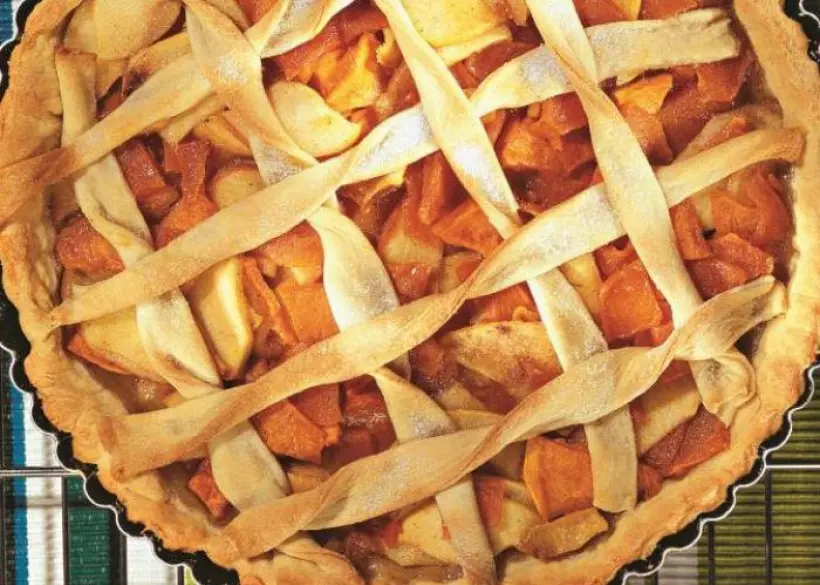 Готовим Десерты Большой пирог с тыквой и яблоками