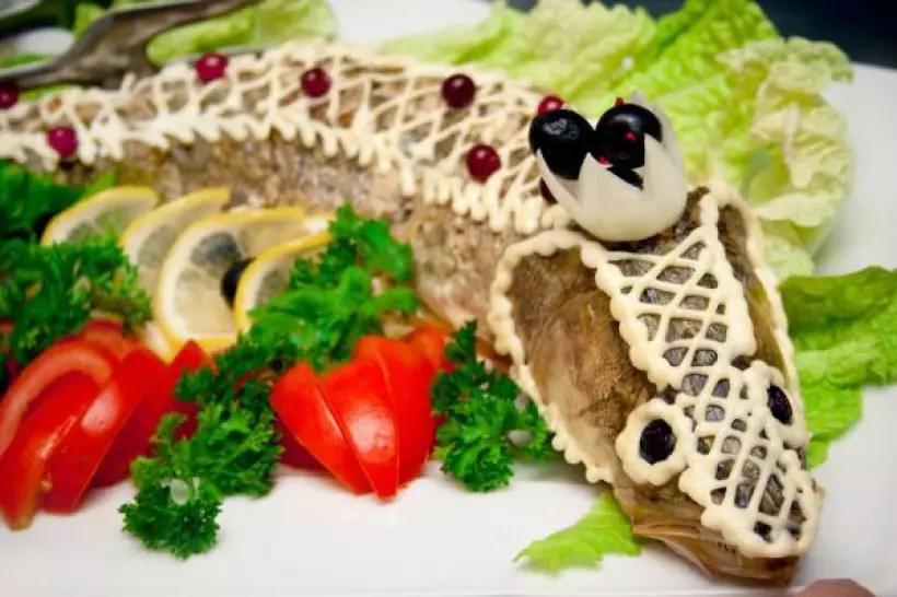 Готовим Праздники Новогодние рецепты: Фаршированная рыба