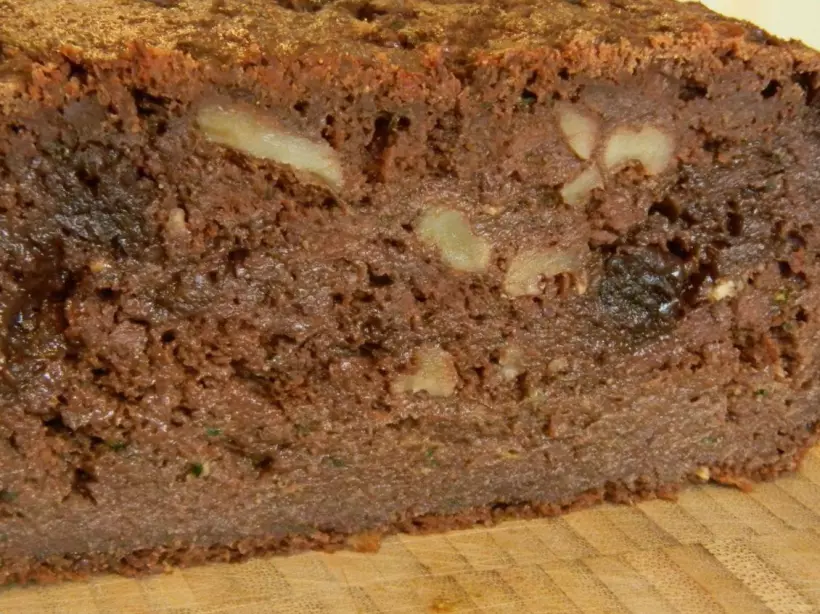 Готовим Десерты Шоколадный пирог с тофу и орехами
