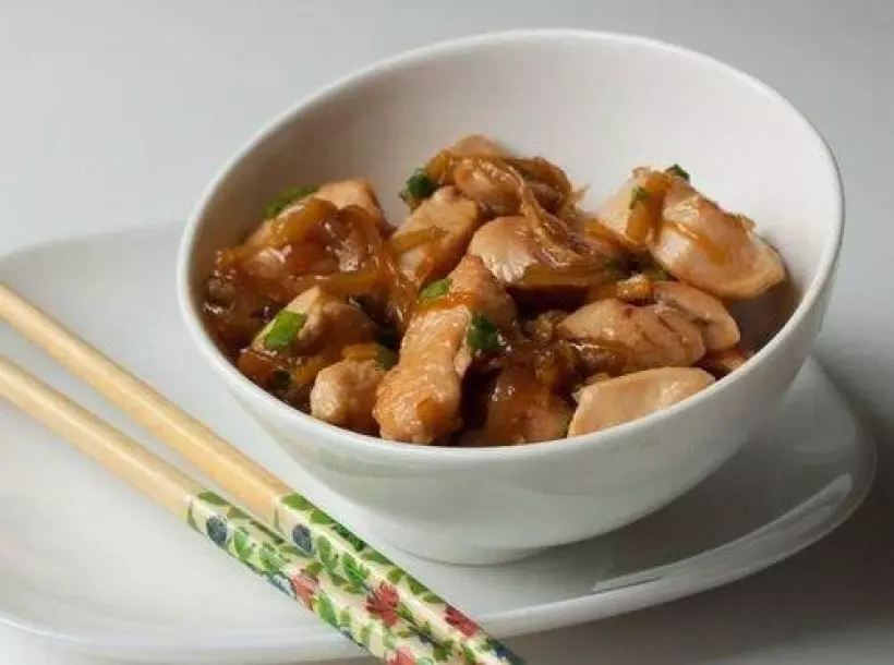 Готовим Мясо Курица с имбирем и чесноком по-китайски