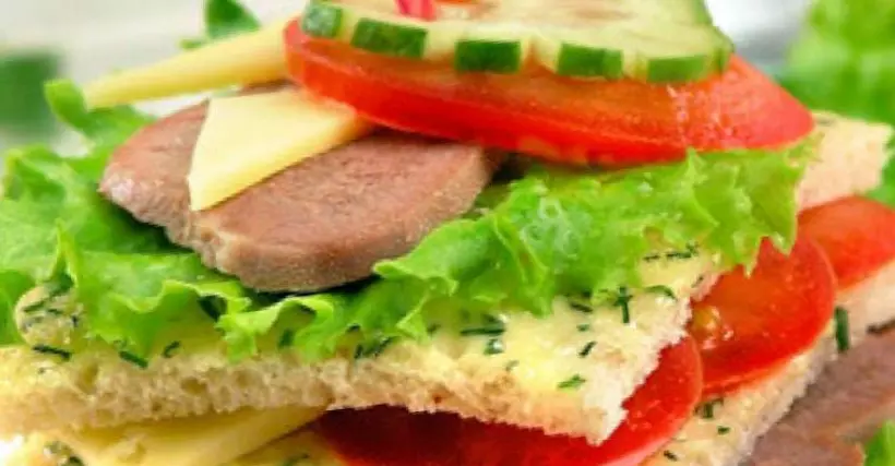 Готовим Закуски Сэндвичи с овощами