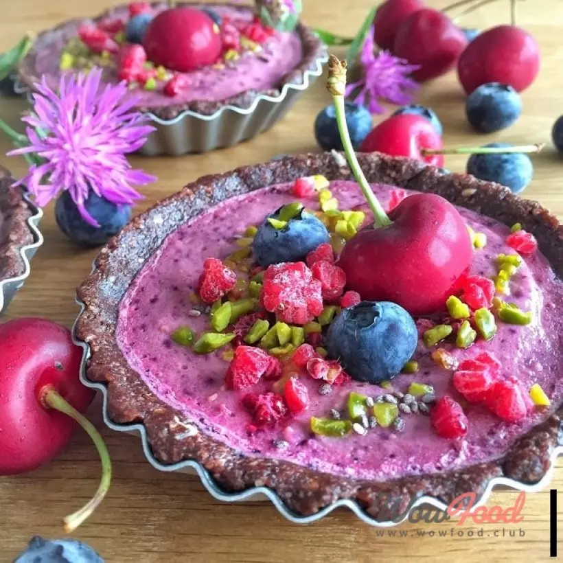 Готовим Десерты Тарталетки с творожно-ягодной начинкой