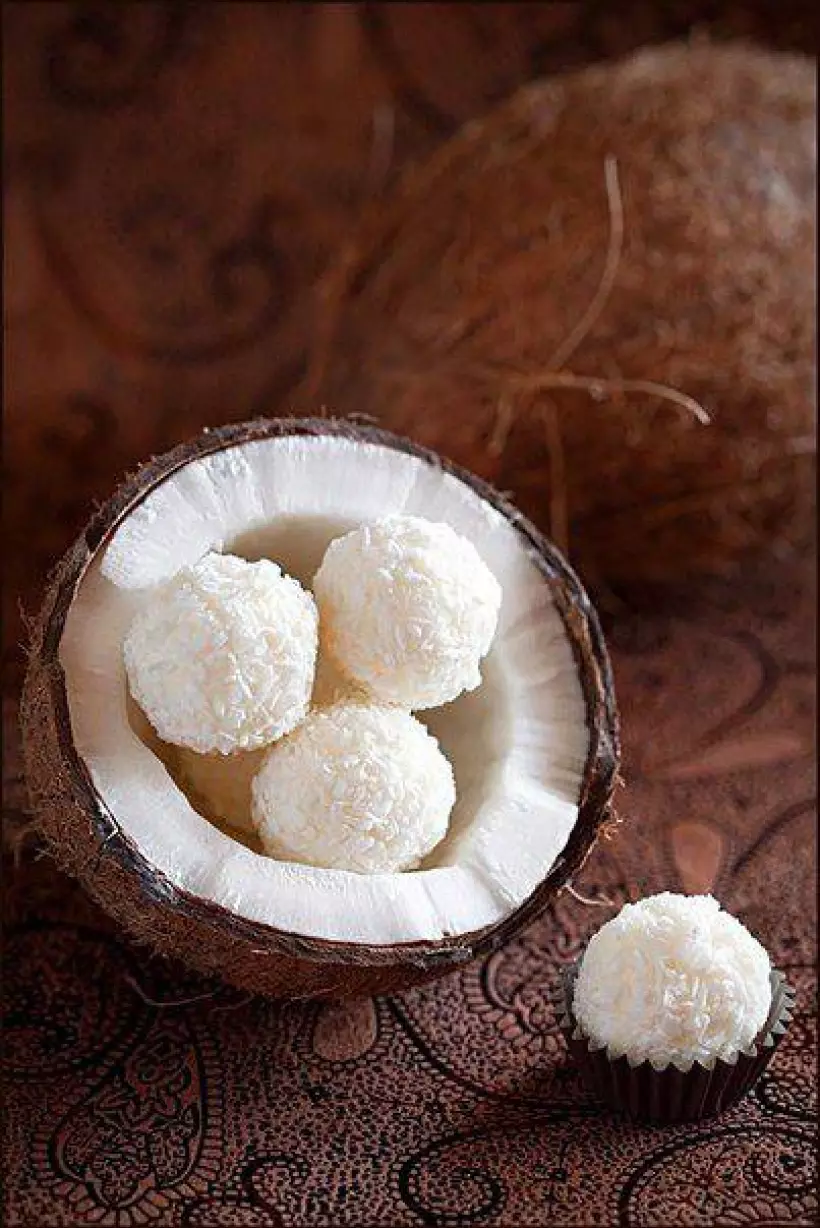 Готовим Десерты Творожно-кокосовые конфеты