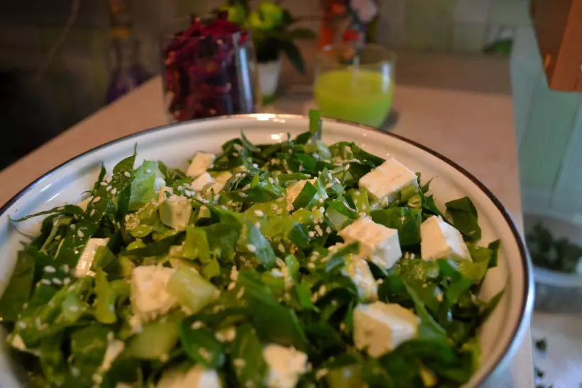 Готовим Салаты Зеленый салат с авакадо