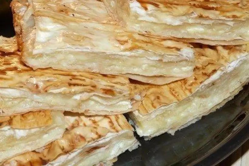 Готовим Вегетарианские Сырный пирог из армянского лаваша