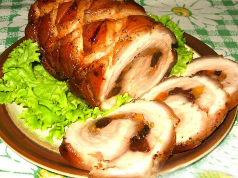 Готовим Мясо Свинина с сухофруктами