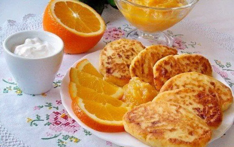 Готовим Выпечка Апельсиновые сырники