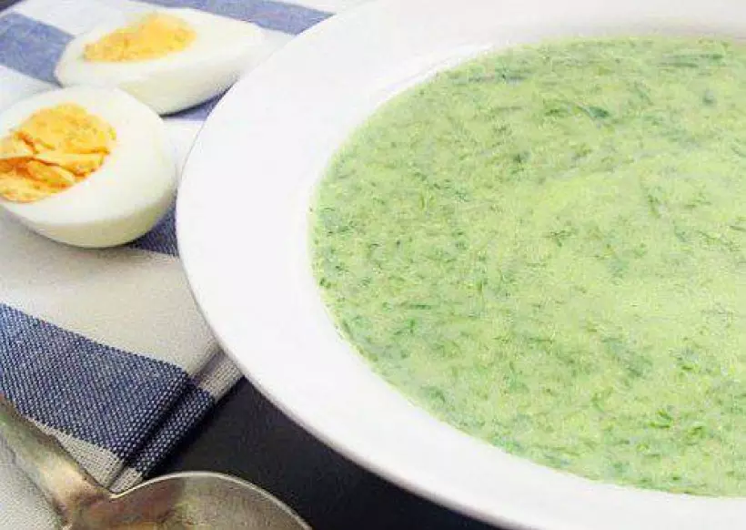 Готовим Супы Сливочный суп из зеленого лука