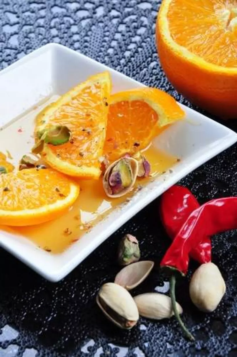 Готовим Салаты Пикантный апельсиновый салат с чили