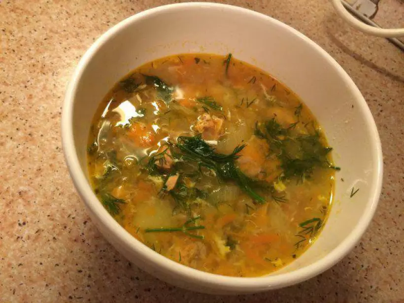 Готовим Супы Рыбный суп из красной рыбы