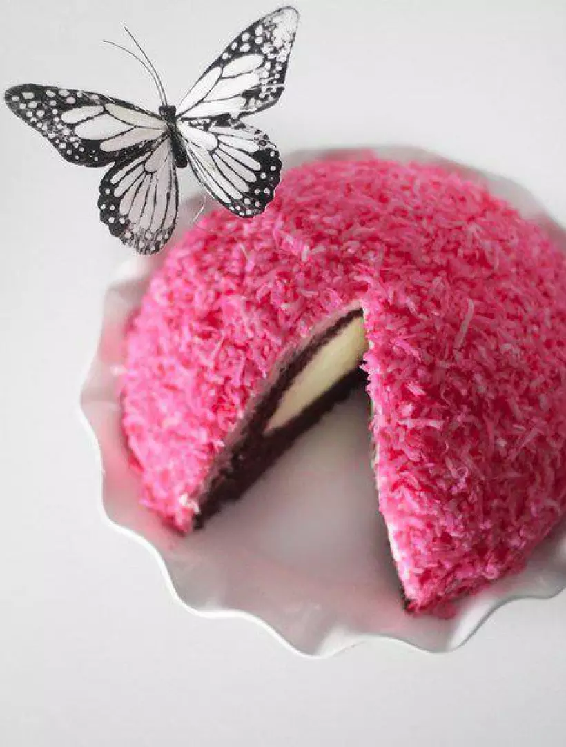 Готовим Десерты Торт «Розовый снежок»