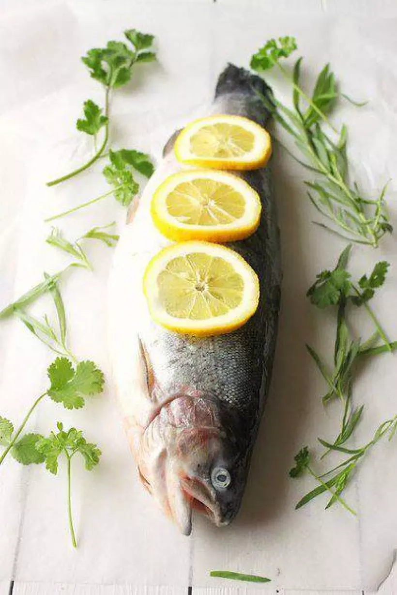 Готовим Рыба Семга с запеченными овощами