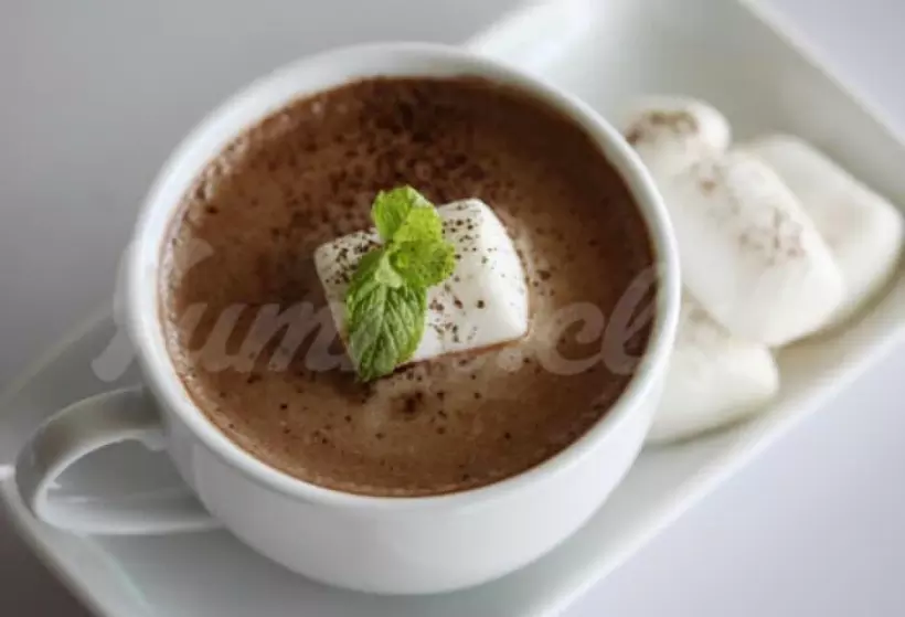 Готовим Десерты Мятный горячий шоколад
