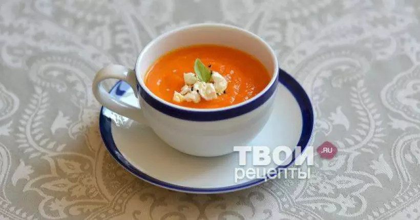 Готовим Супы Тыквенно-морковный суп-пюре