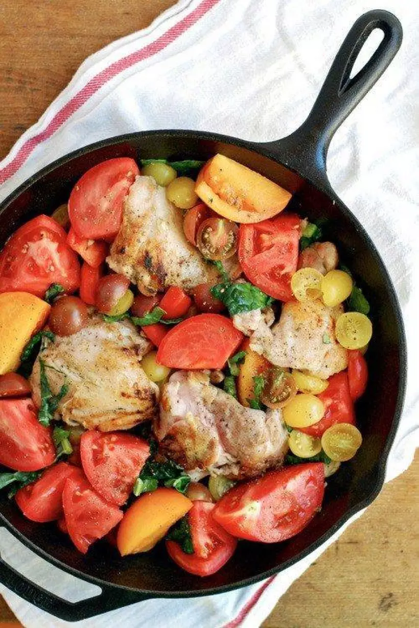 Готовим Мясо Курица в паприке с овощами