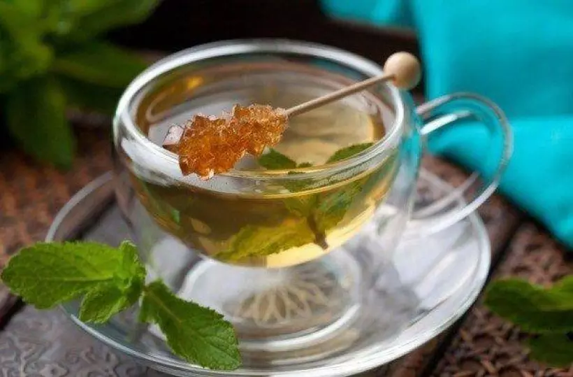Готовим Коктейли Зеленый чай с корицей и мятой