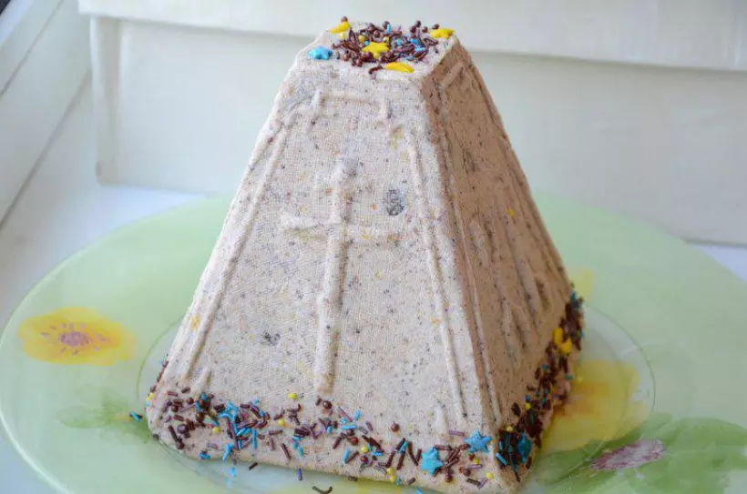 Готовим Десерты Шоколадная творожная пасха