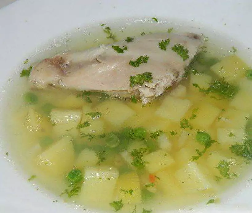 Готовим Супы Картофельный суп на мясном бульоне