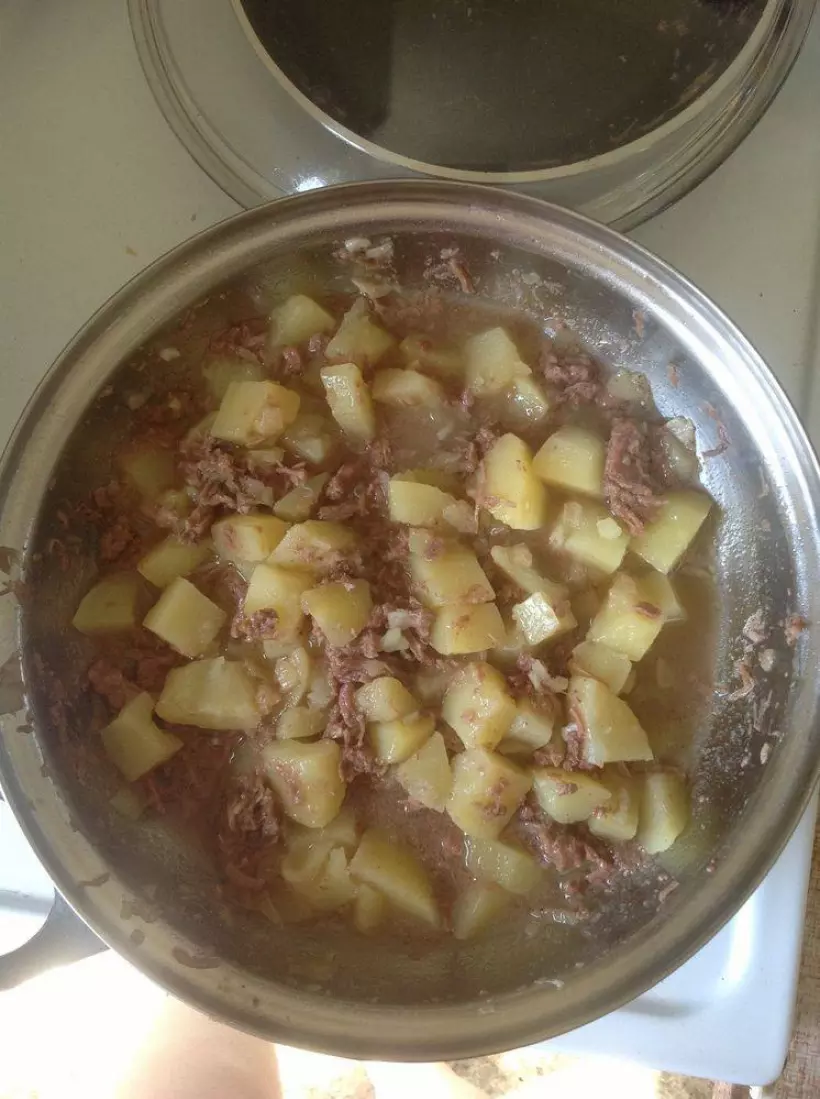 Готовим Мясо Картофель с тушенкой