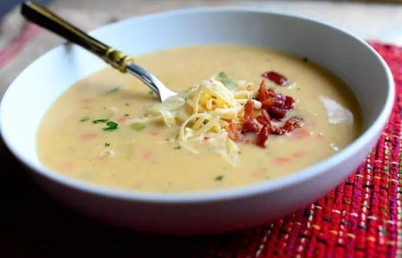 Готовим Супы Картофельный суп-пюре с беконом