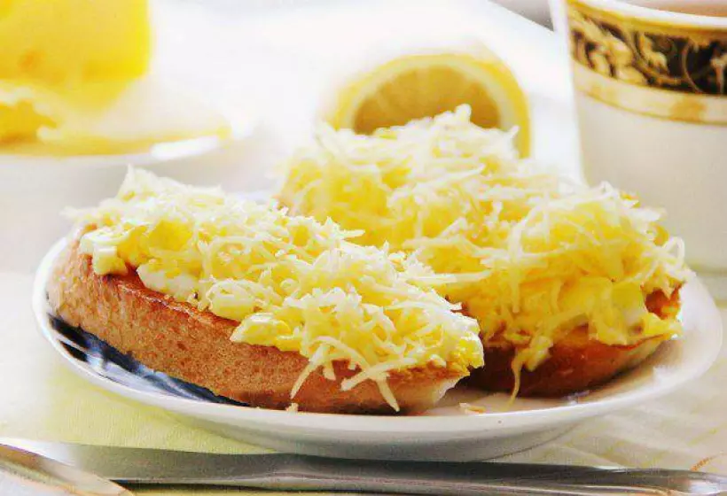 Готовим Закуски Бутерброды с яйцом и сыром