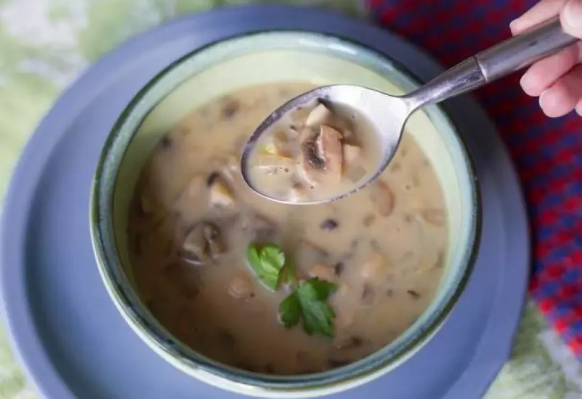 Готовим Супы Суп с фасолью и грибами