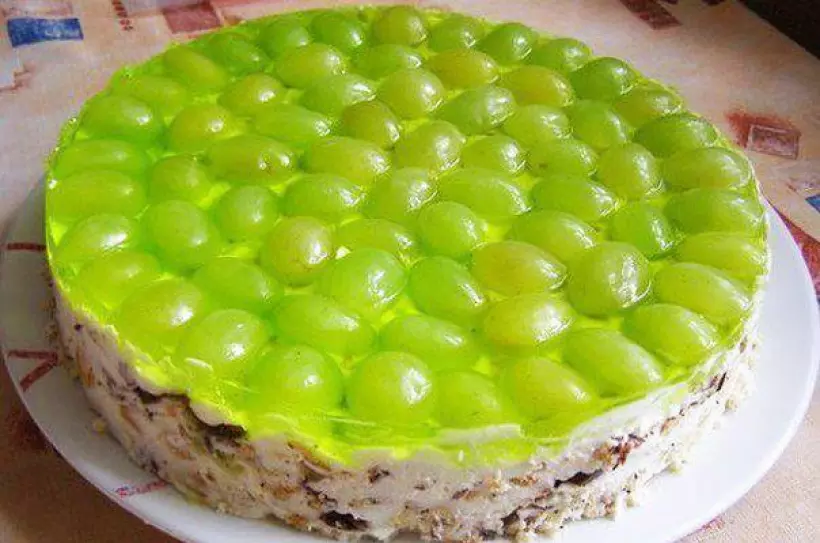 Готовим Десерты Торт «Виноградинка»