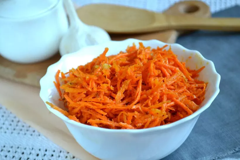 Готовим Вегетарианские Морковка по-корейски в домашних условиях