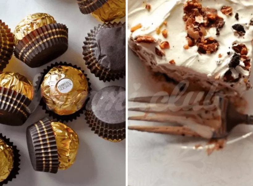 Готовим Десерты Торт с Ferrero Rocher без выпечки