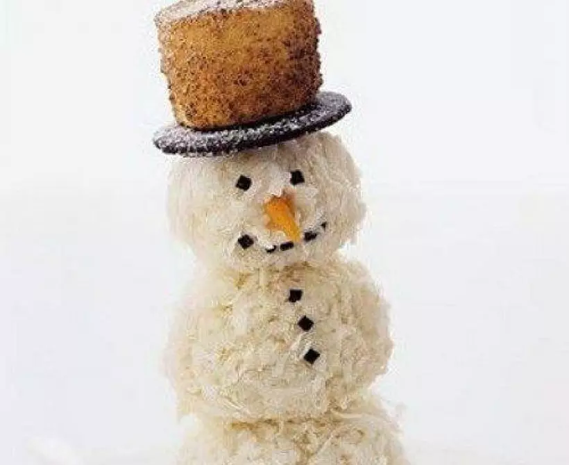 Готовим Десерты Мороженое «Снеговики»
