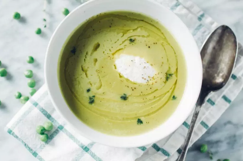 Готовим Супы Крем-суп из зелёного горошка