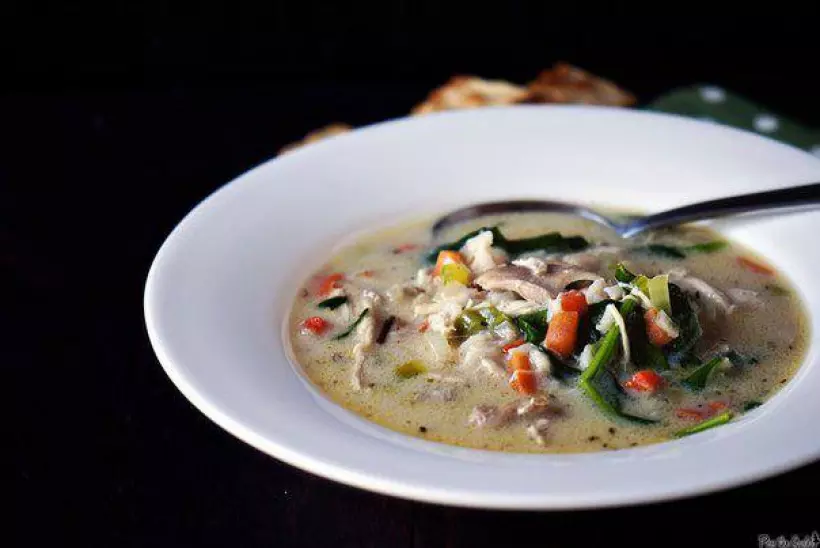 Готовим Супы Крем-суп с курицей и диким рисом