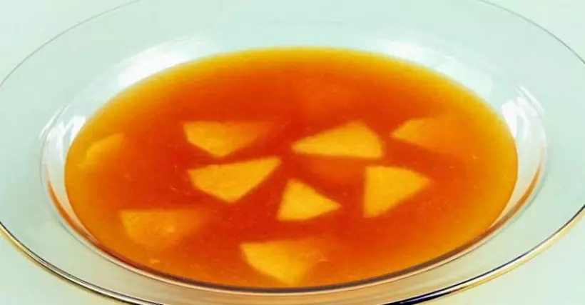 Готовим Супы Суп абрикосовый с яблоками