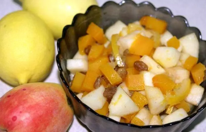 Готовим Десерты Десерт из тыквы, яблока и лимона
